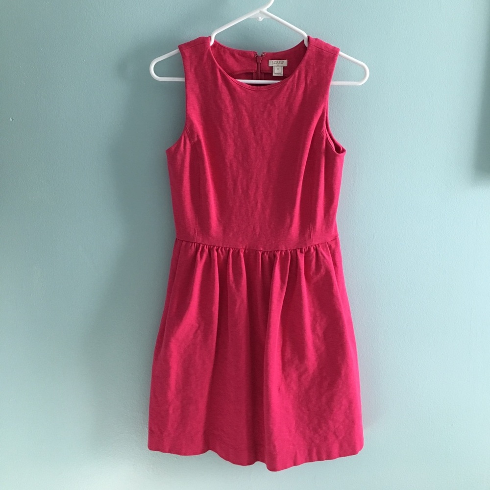 Jcrew factory pink dress with pockets